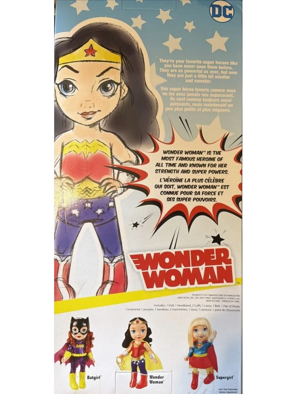 2017 DC Toddler Wonder Woman Super Hero Doll 14